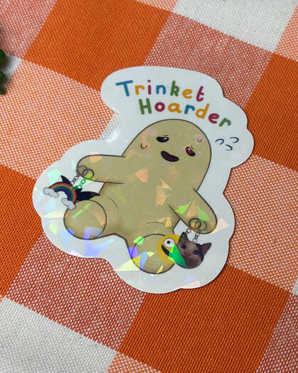Trinket Hoarder Blorbo Sticker