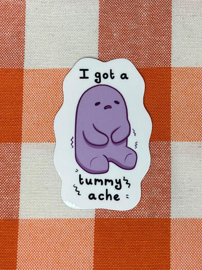 Tummy Ache Blorbo Sticker
