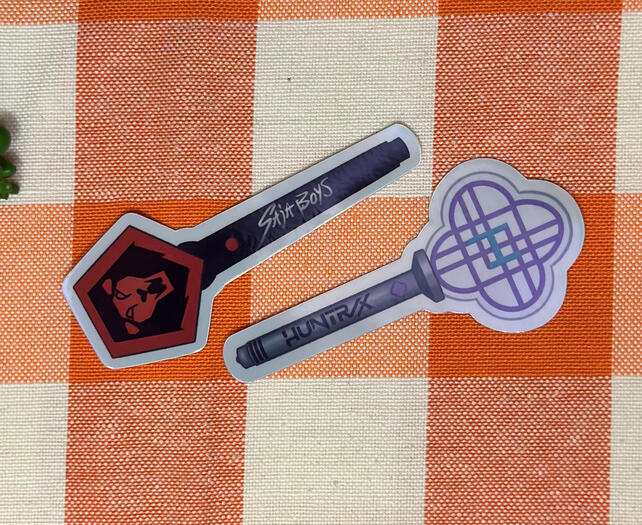 KDH Huntrix &amp; Saja Boys Lightstick Stickers